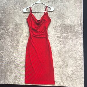 Elegant Red Women's Dress